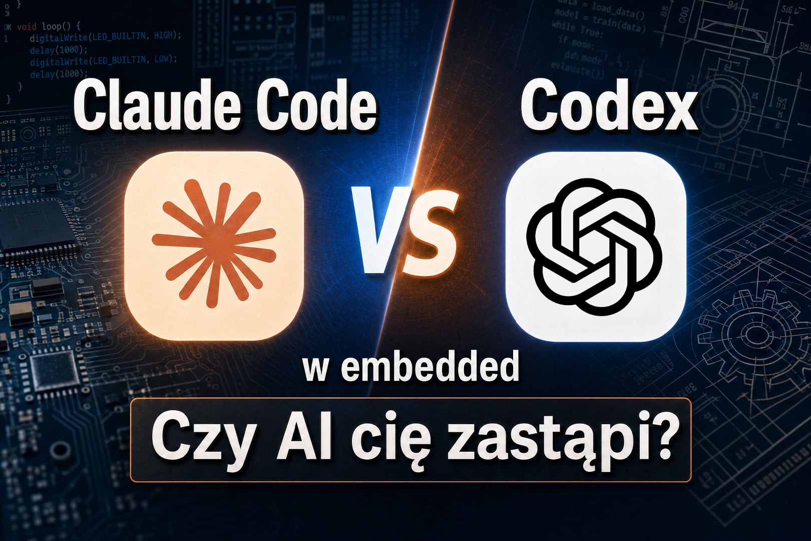 Claude Code vs Codex w embedded. Sprawdziłem, czy AI rzeczywiście zastąpiło programistów.